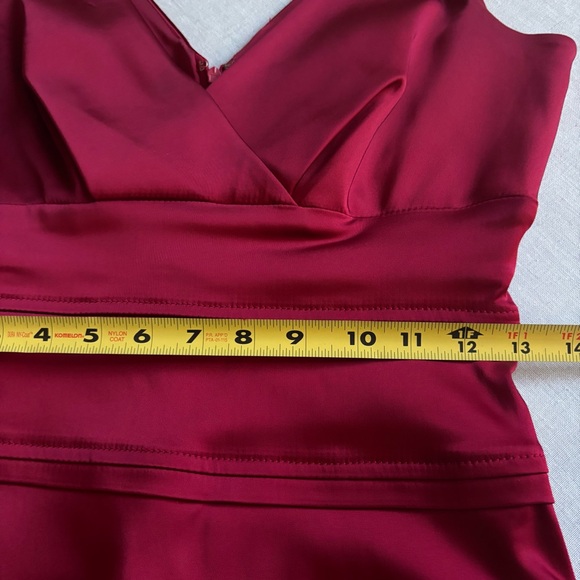 Calvin Klein Red Sleeveless Sheath Midi Dress Women’s Size 4 - Picture 9 of 11